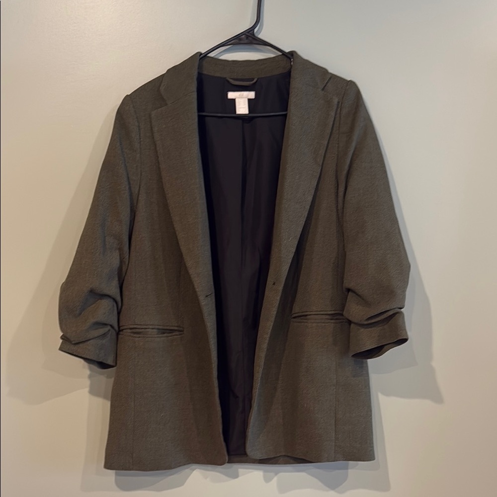 H&M Green Tailored Blazer